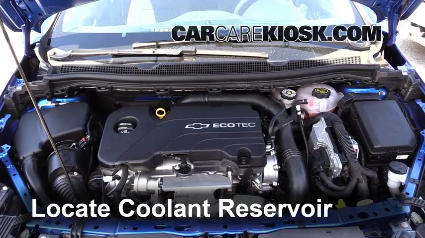 2016 Chevrolet Cruze LT 1.4L 4 Cyl. Turbo Coolant (Antifreeze) Flush Coolant